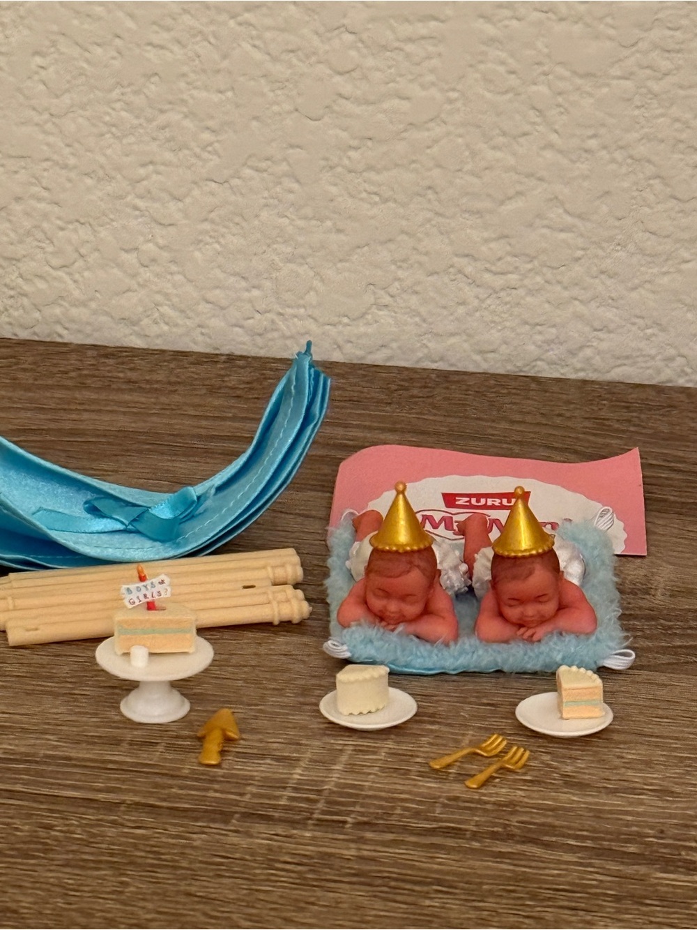 Zuru My Mini Baby Happy Birthday Series ( Rare! Teepee Twins)